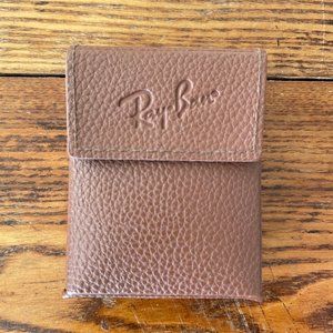 RayBan Brown Folding Sunglasses Case